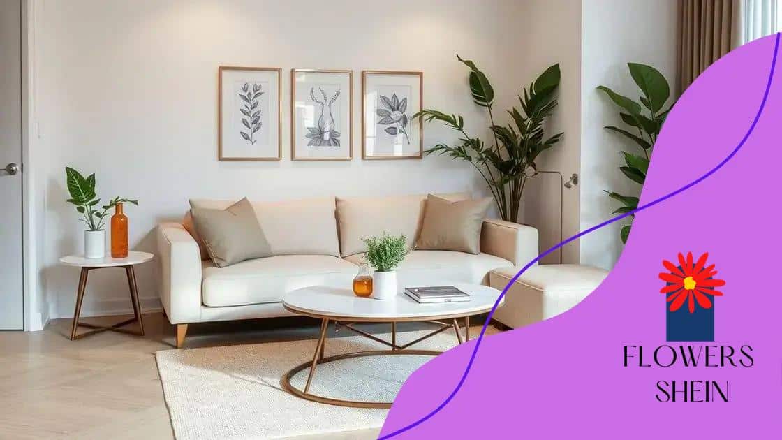 How to style a small space with Shein furniture