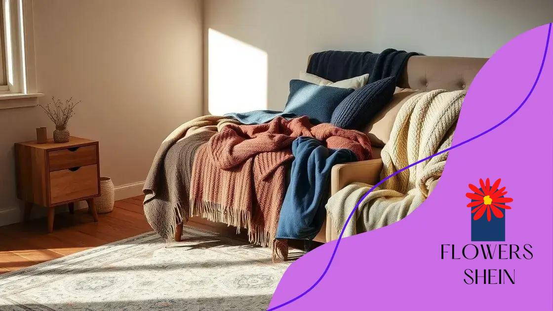 Choosing the right blankets for comfort