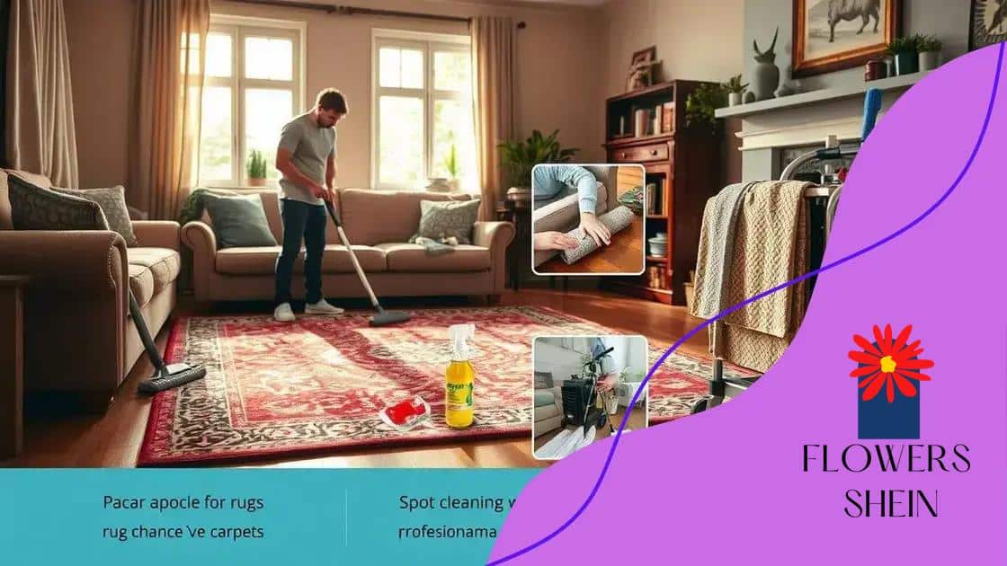 caring for your rugs: maintenance tips