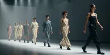 Models on runway showcasing 2026 fashion silhouettes