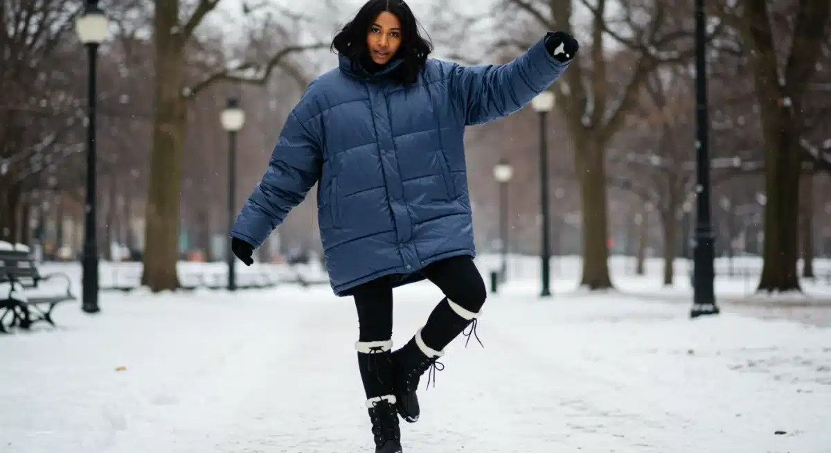 Stylish oversized puffer jacket, a must-have for Fall Winter Outerwear 2026.